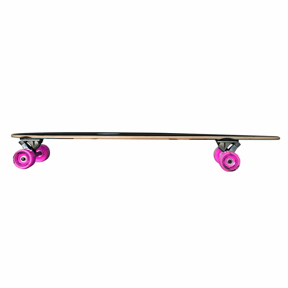 Yocaher Pintail Longboard Complete - Gradient Green