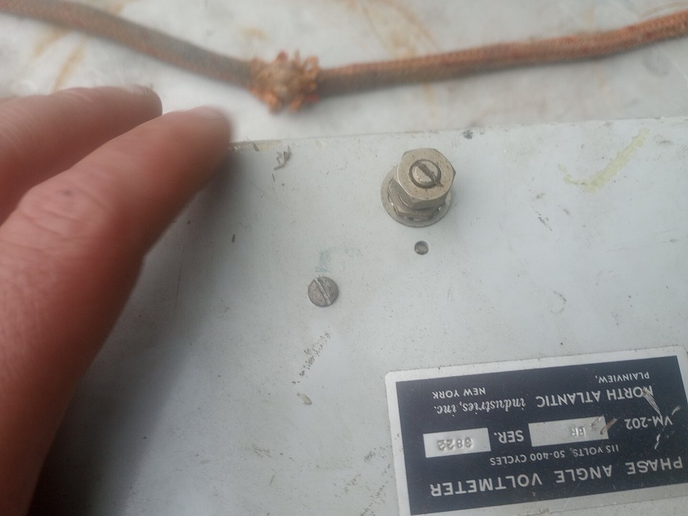 Vintage Phase Angle Voltmeter