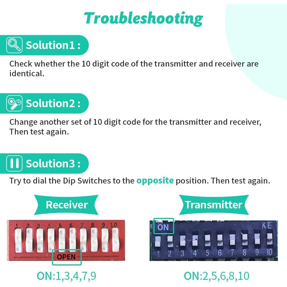 Fit Multi-Code 3089 2-Pack MultiCode 308911 Linear MCS308911 Garage Gate Remote