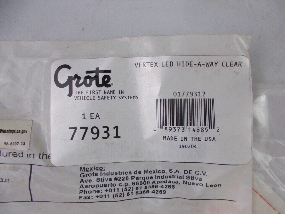 LED Vertex™ Hide-Away Strobe Light Kit Grote 77931