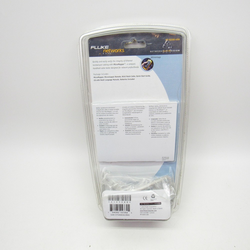 Fluke Network MicroMapper MT-8200-49A Wiremap Checker - NEW