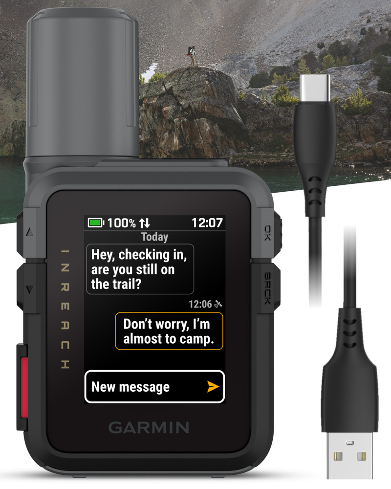 Garmin inReach Mini 3 Compact SOS Satellite Communicator w/ PowerPack Bundle