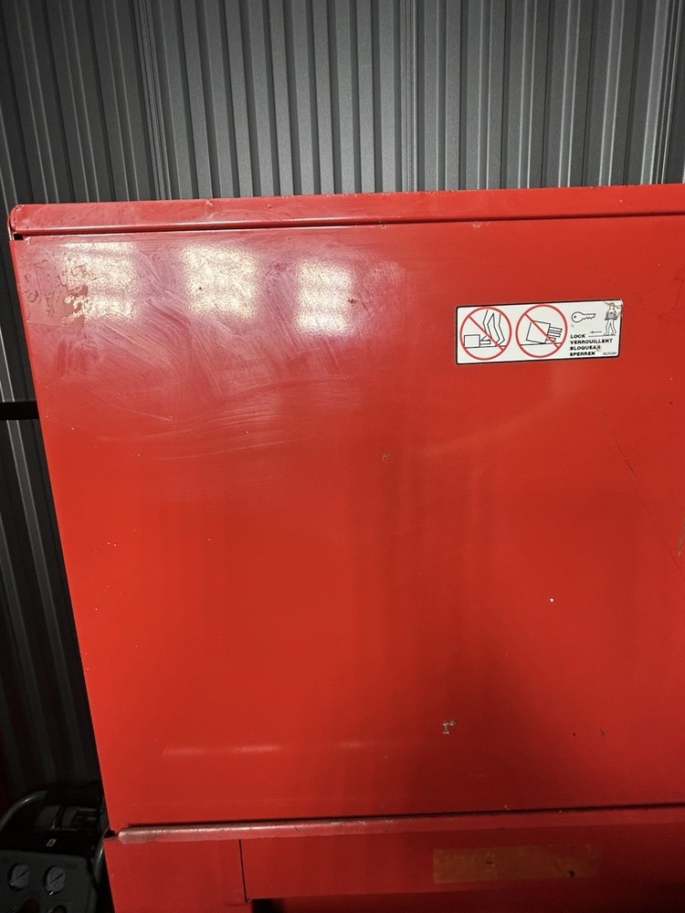 Rare Craftsman 18” DEEP Middle Intermediate Tool Box Chest 3 Drawer Red 2008