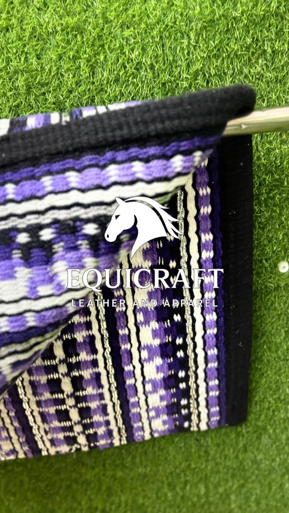 Western Show Saddle Blanket | Handwoven 100% NZ Wool Pad All Sizes