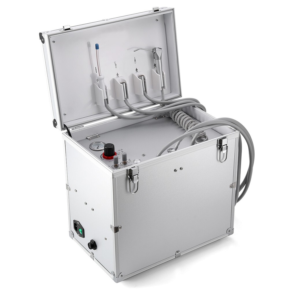 Dental Mobile Portable Delivery Unit Air Compressor /Lab Vacuum Forming Machine