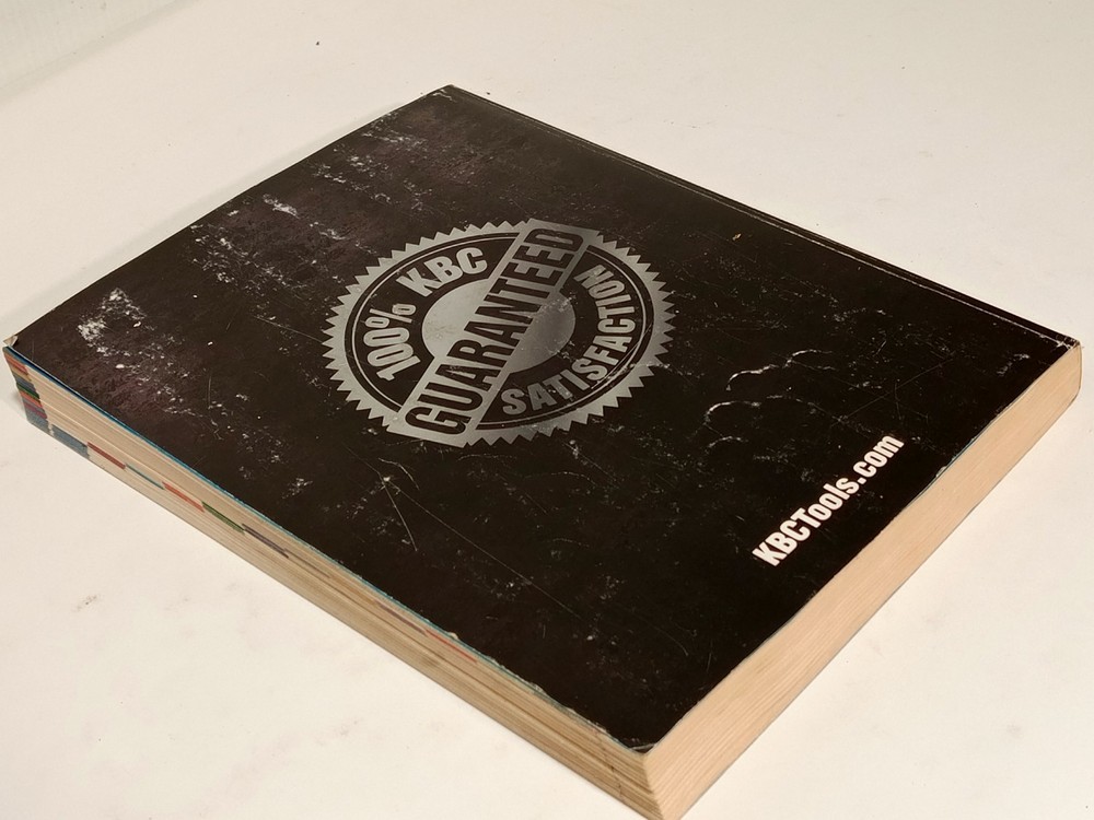 KBC Tools & Machinery Volume 52 Parts Reference Catalog, USA, Original Hard Copy