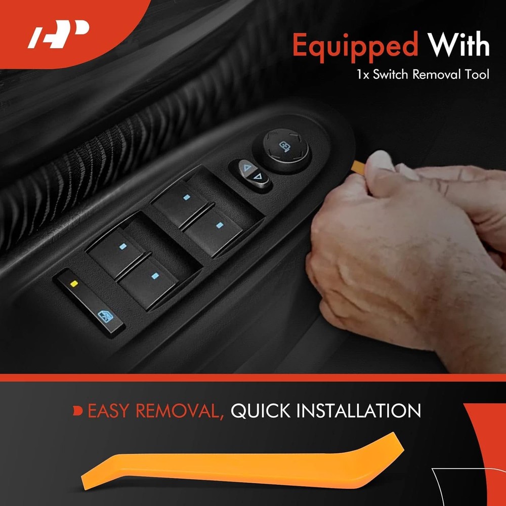 A-Premium Driver Side Power Master Window Switch Compatible with Chevy Traverse