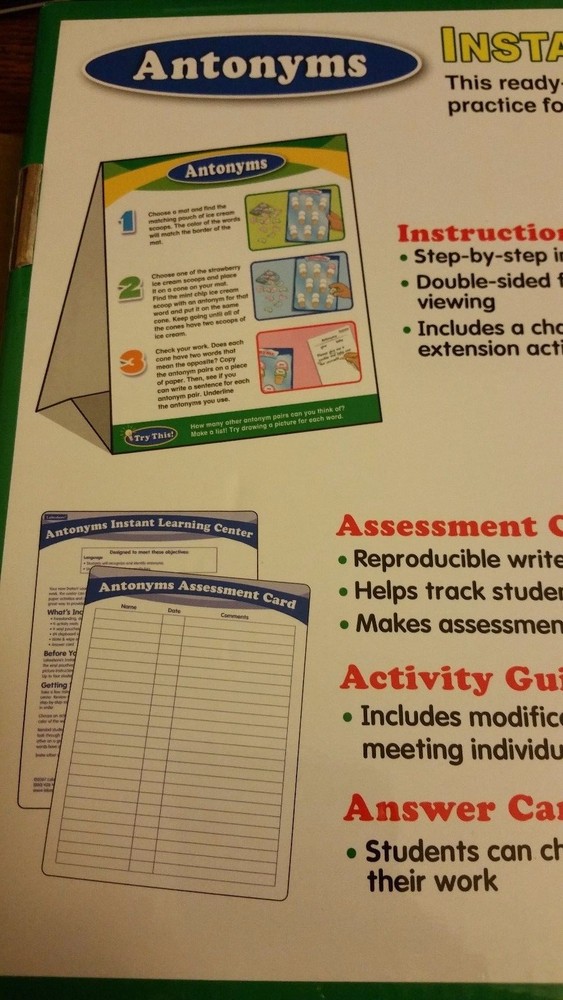 Lakeshore Antonyms Instant Learning Center DD232