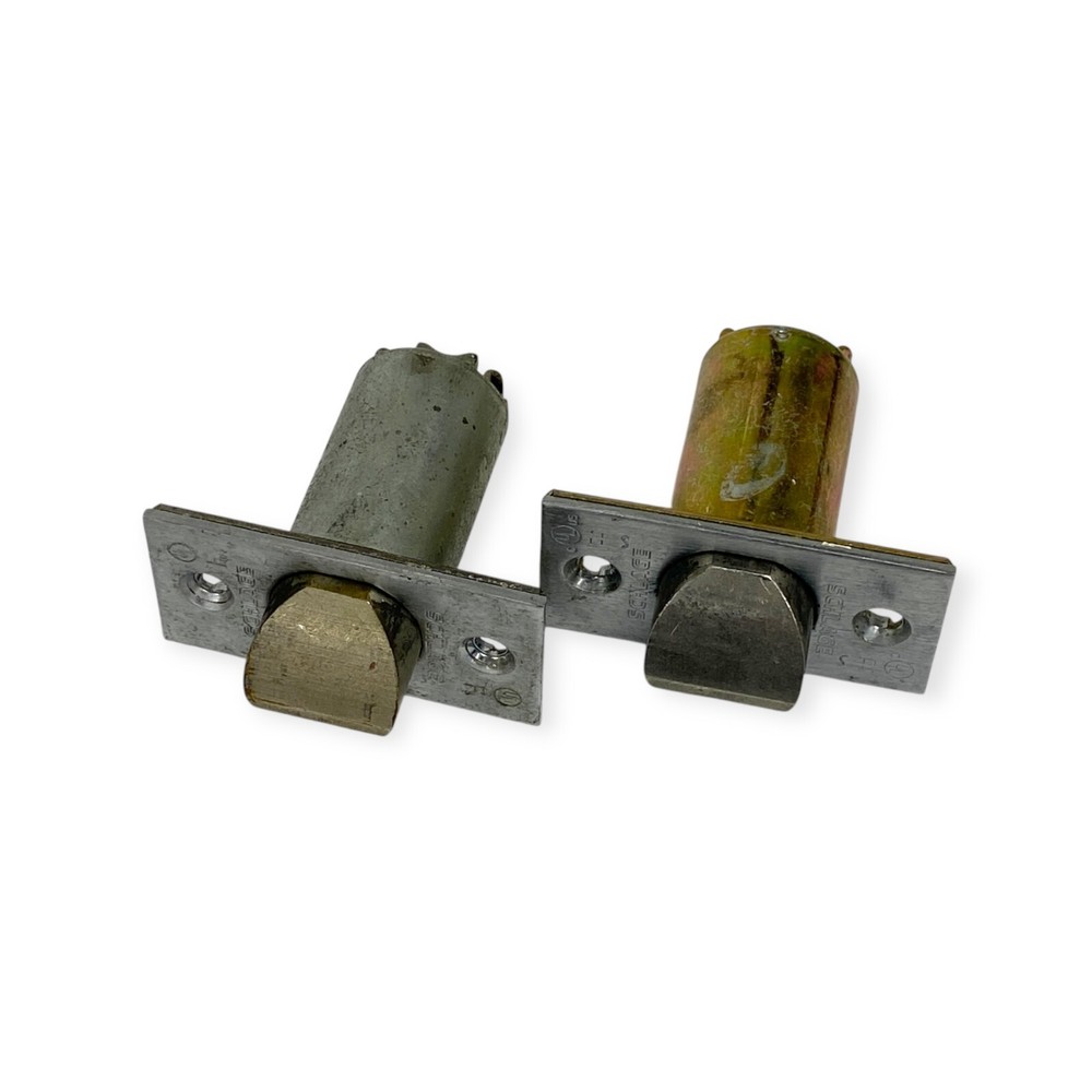 Schlage UL Deadlatch Single Point Lock or Latch Silver FF, 2 Pcs