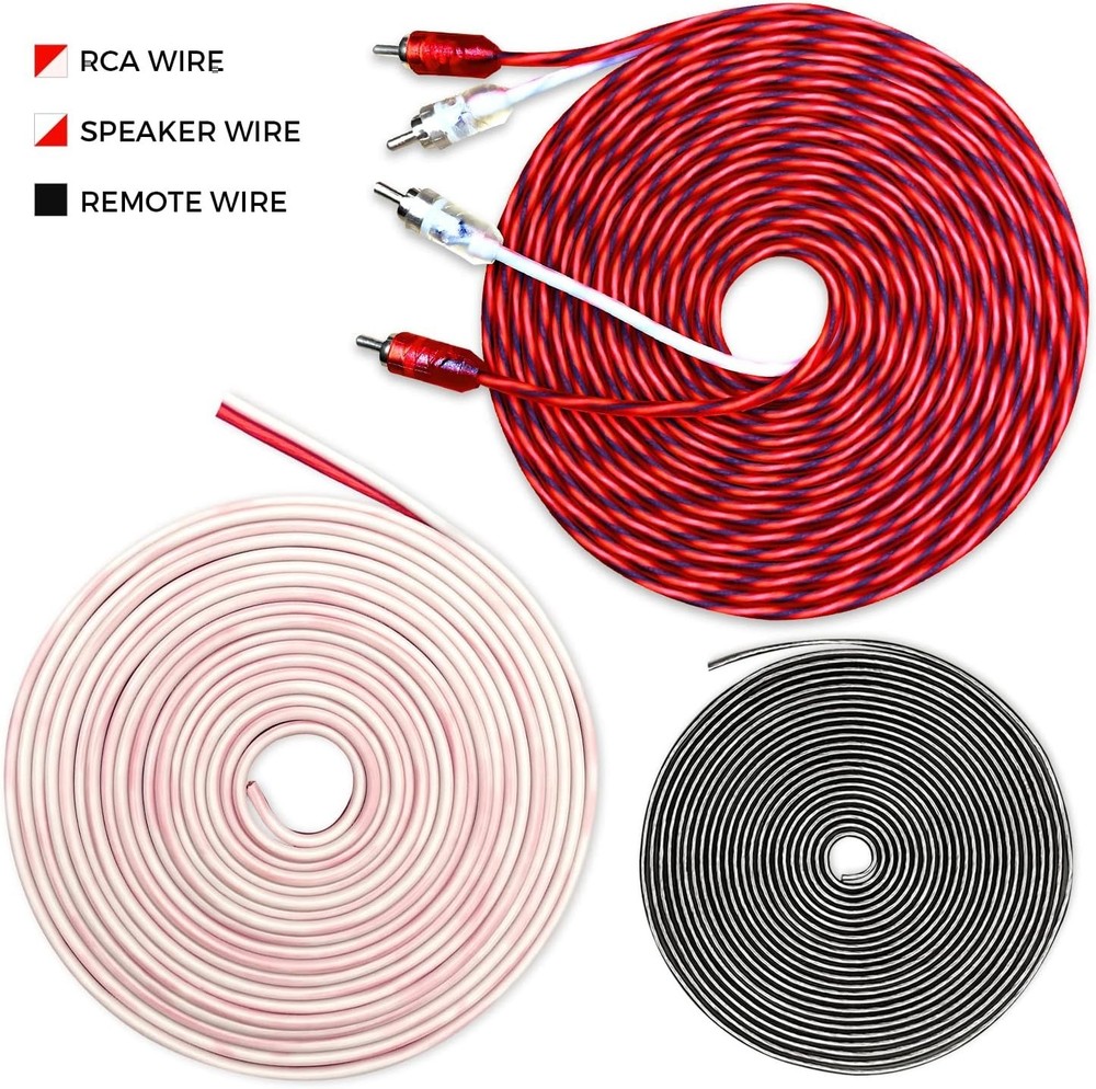 Professional 4 Gauge Amplifier Wiring Kit for High-Performance Audio Systems