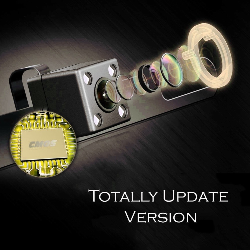 Rear & Front View License Plate Backup Camera for EONON Universal Car