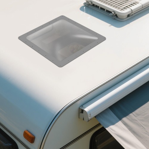 RV Outer Camper Skylight Dome Skylight Venting Skylight Replacement 66*66cm