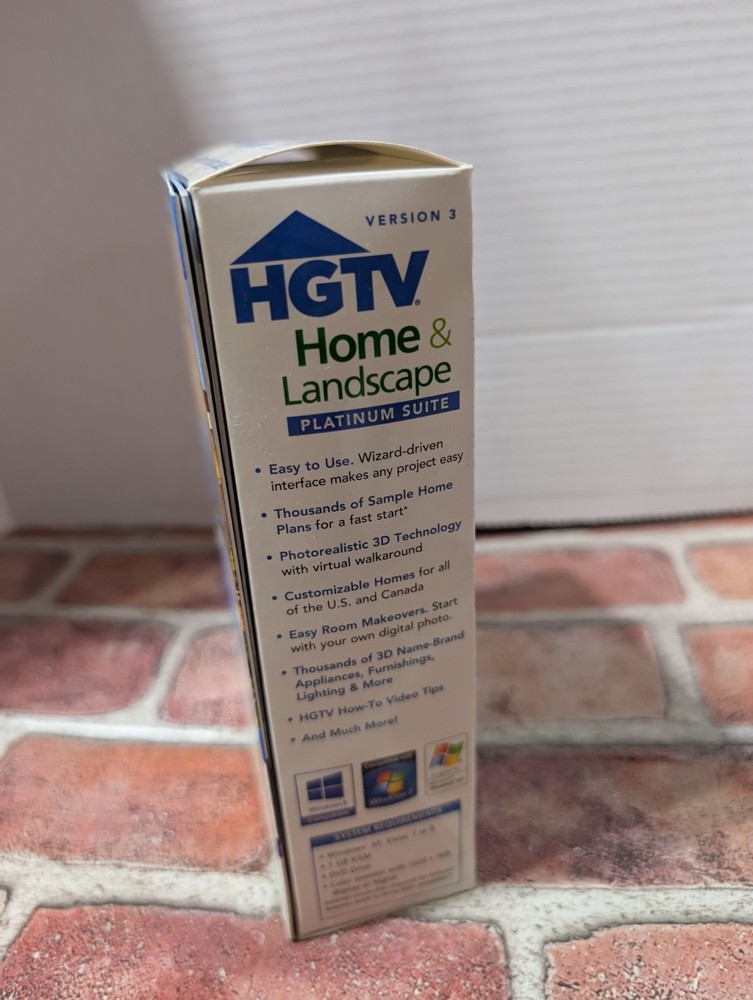 HGTV Home & Landscape Platinum Suite Design, Visualize, and Create Stunning PC