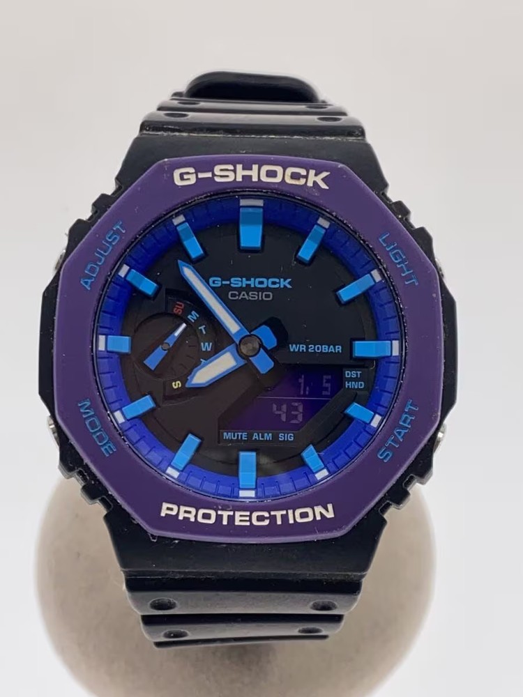 CASIO Quartz Watch G SHOCK Analog BLK BLK
