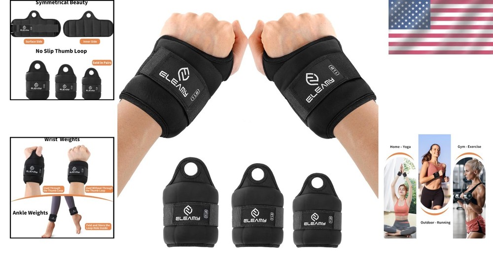 Breathable Ice Silk Wrist Weights - Comfortable for Exercise