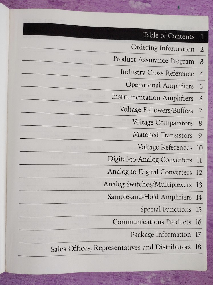 Linear and Conversion Products 1986-1987 PMI Precision Monolithics Data Book VTG
