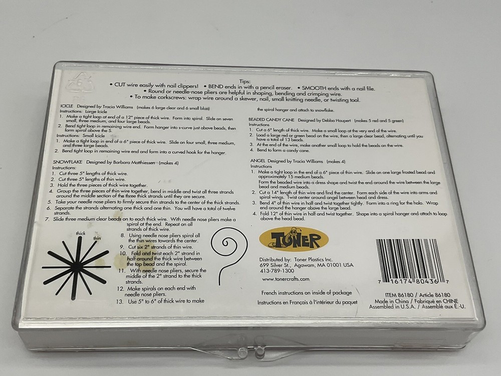 Ornament Kit makes 30 ornaments by Toner Plastics