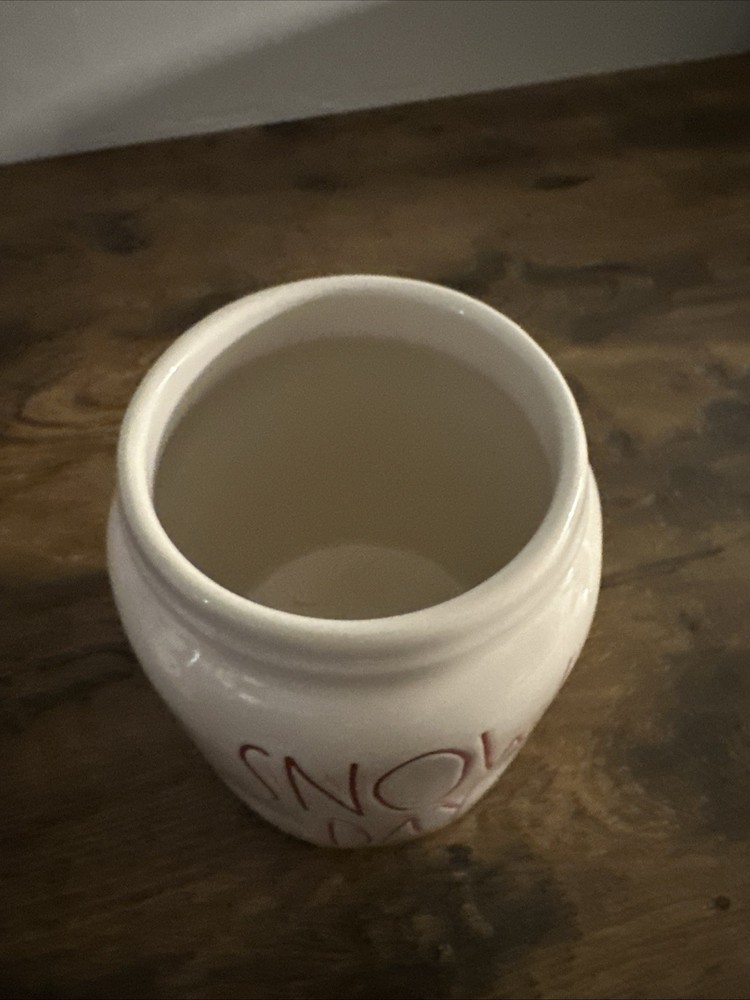 Rae Dunn Snow Day Ceramic Canister Cookie Jar