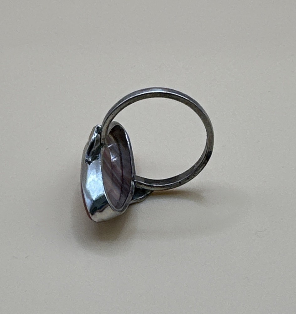 Elegant 925 Sterling Silver Colourful ￼ Stone Ring / Size 4.75