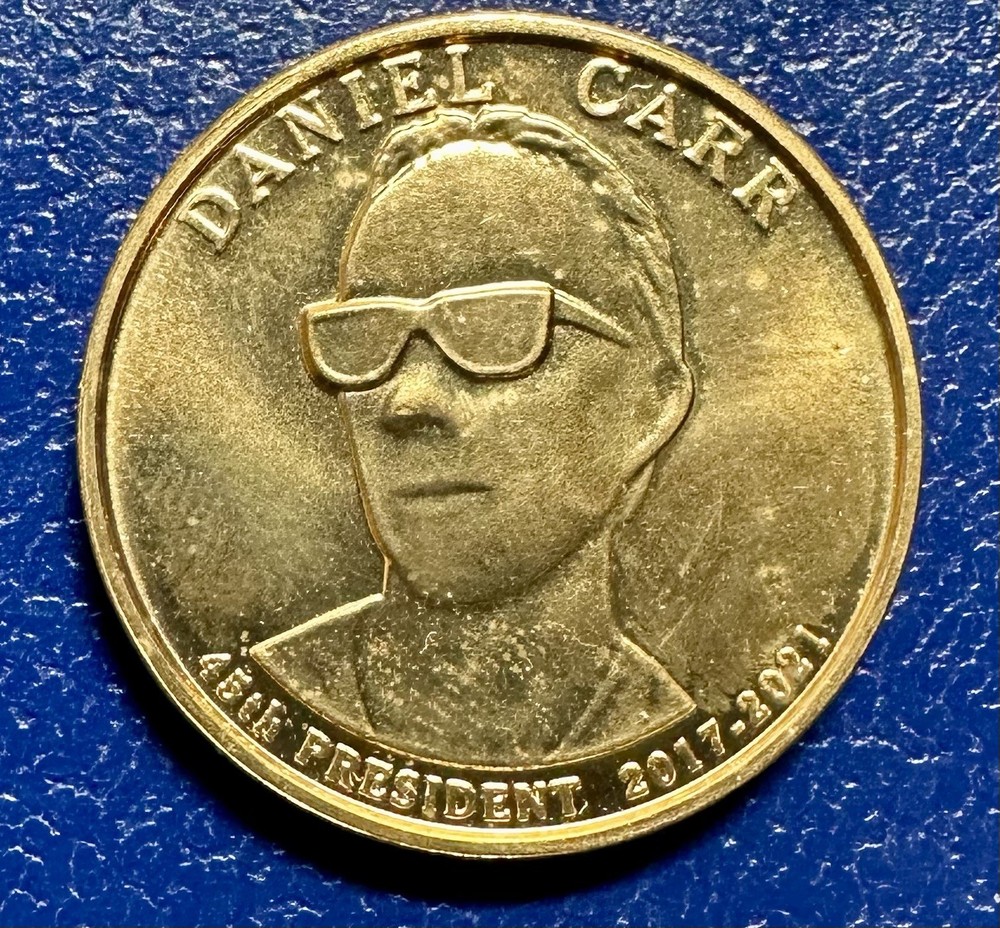 RARE 2007D U.S. Daniel Carr Prototype Token Moonlight Mint
