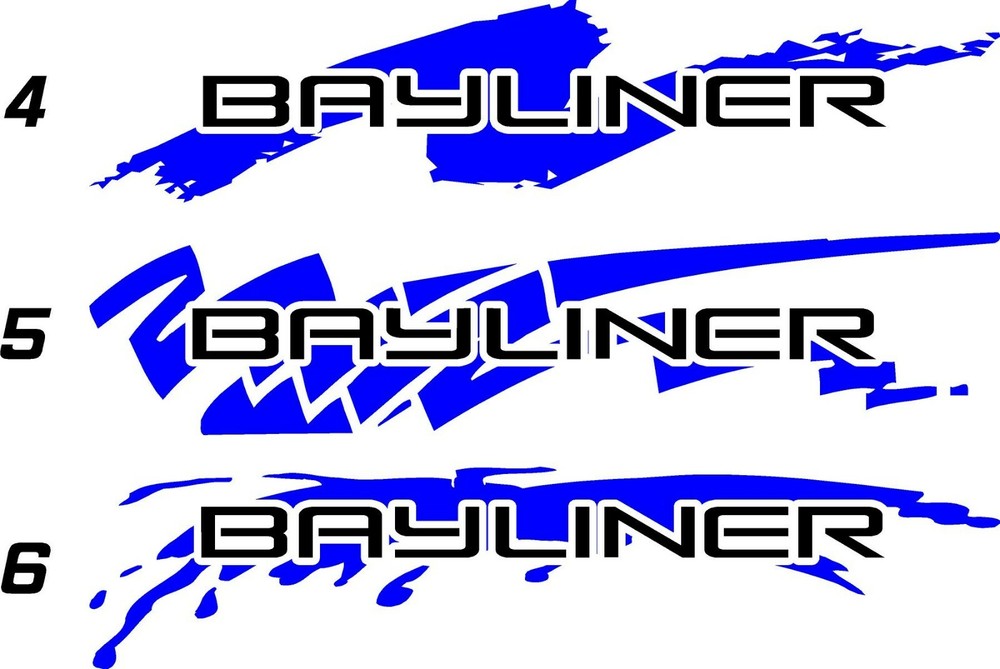 Custom Bayliner Boat Decals Add Some Splash