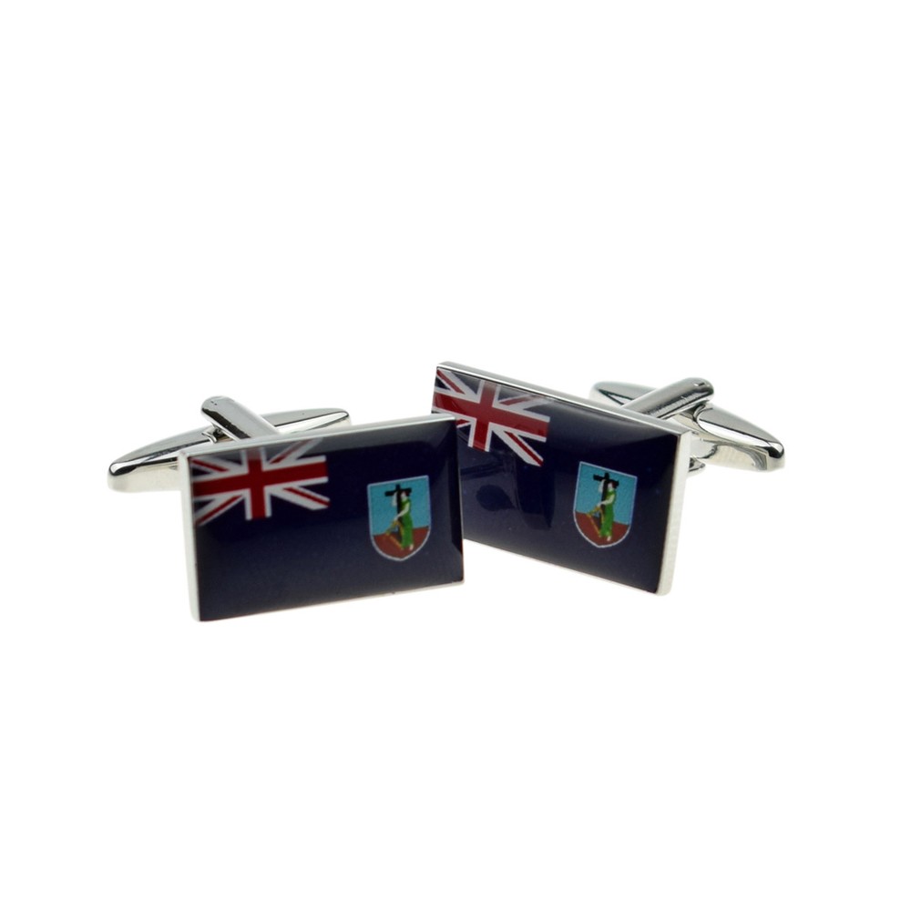Montserrat Flag Cufflinks X2BOCF168