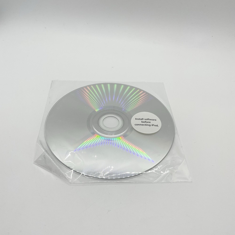 Apple iPod iTunes Installation Software CD Disc Software & Manuals Stickers