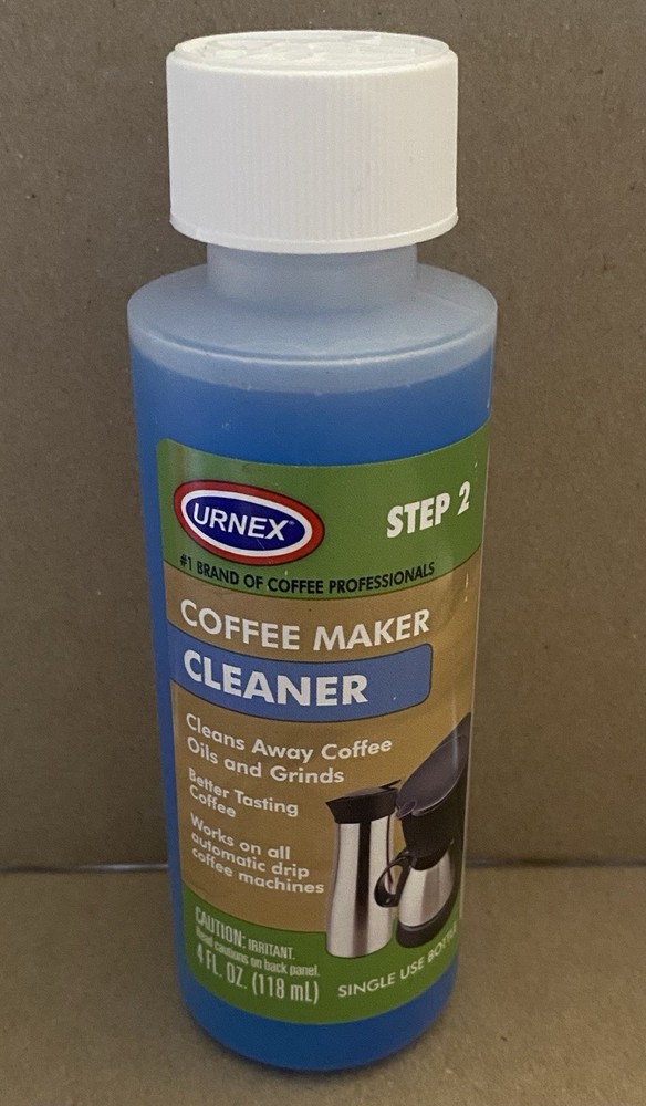 URINEX STEP 2 Coffee Maker Cleaner,Single Use Bottle .4 Oz
