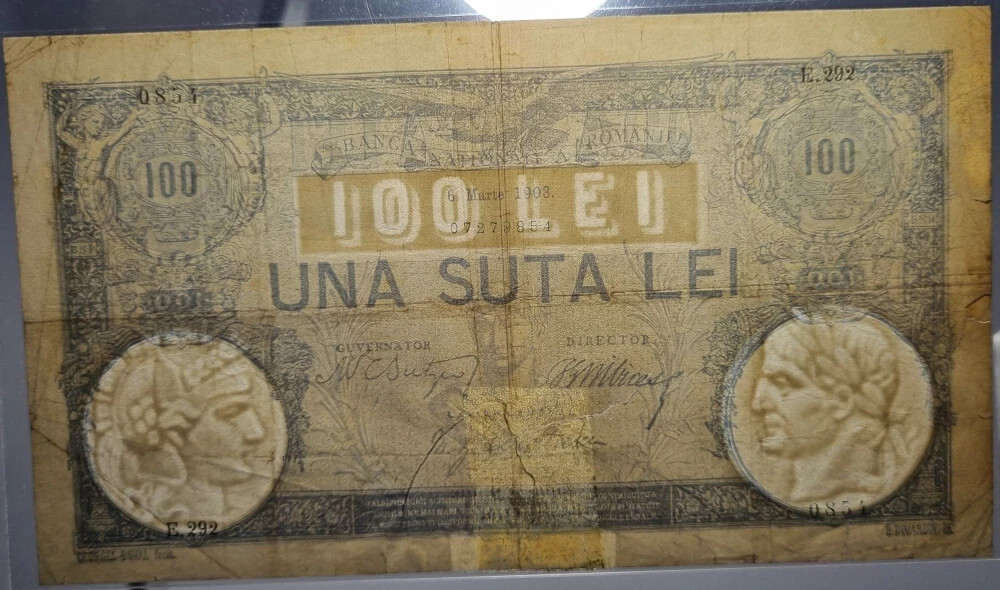 ROMANIA 100 Lei 1903 used