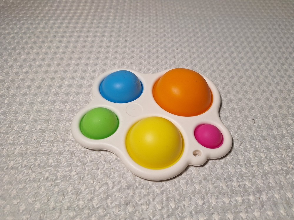 Developmental Sensory Baby Activity Silicone Toy Multi Color Fidget