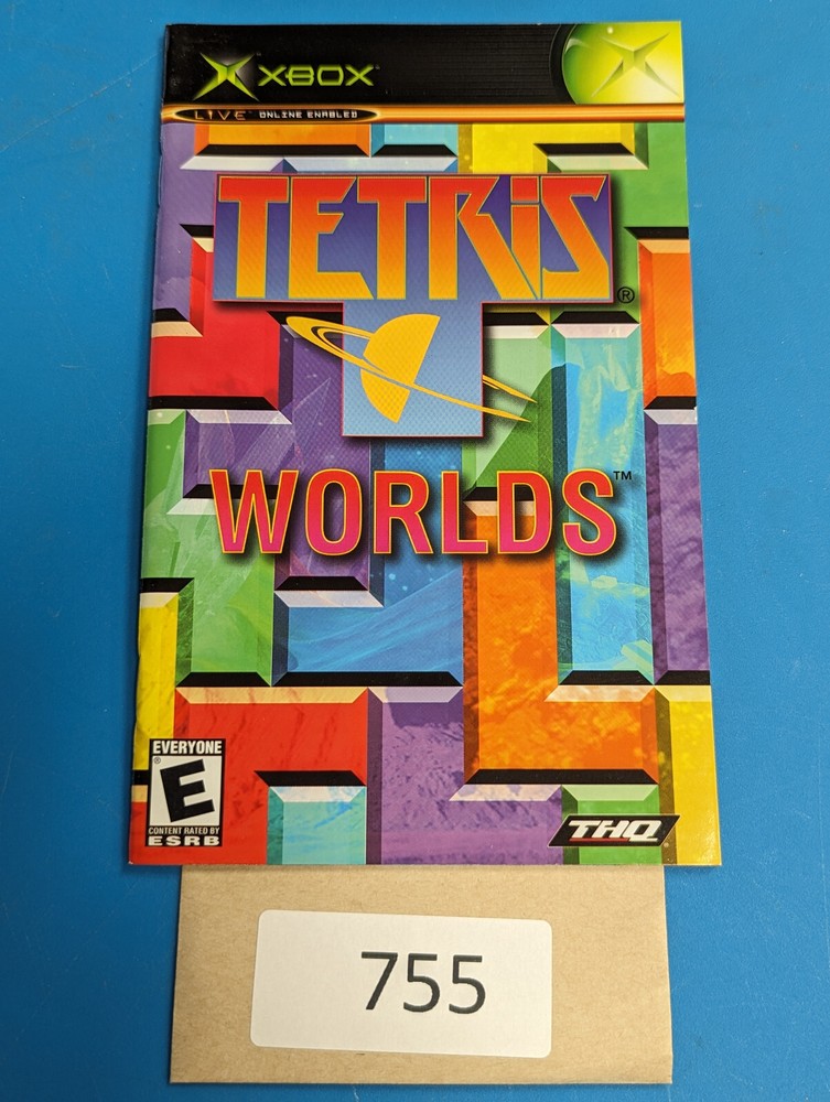 Tetris Worlds - Xbox - Manual Only **NO GAME!