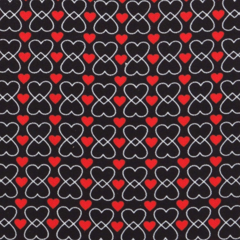 Intertwined Hearts Pocket Square