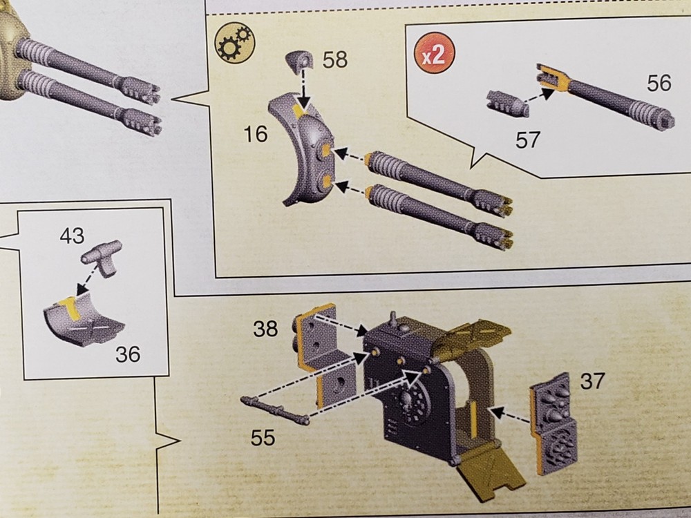 Warhammer 40k Adeptus Mechanicus Bits Onager Dunecrawler Icarus Array #16