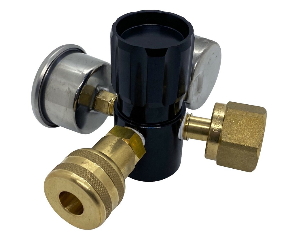 Carbon Dioxide CO2 CGA320 Regulator 0-250psi for DIY Projects