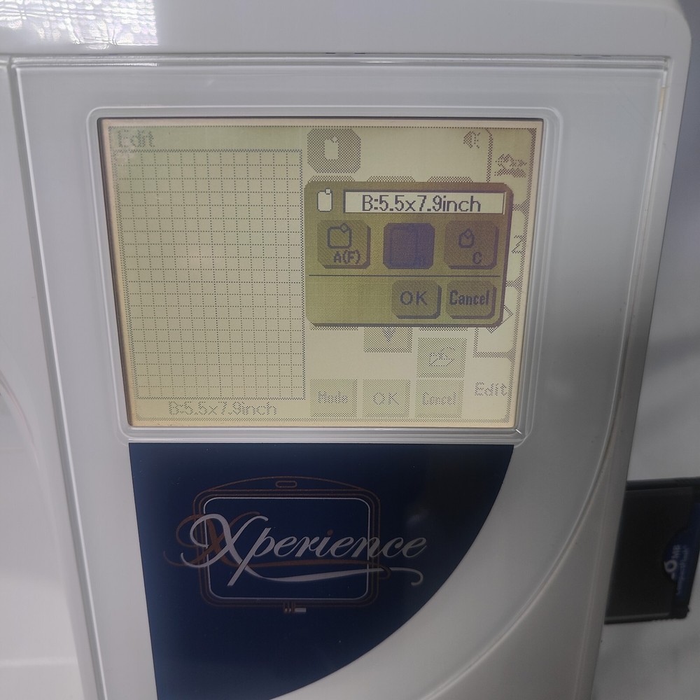Elna 8200 Xperience Embroidery Only Machine Computer Controlled UnTested