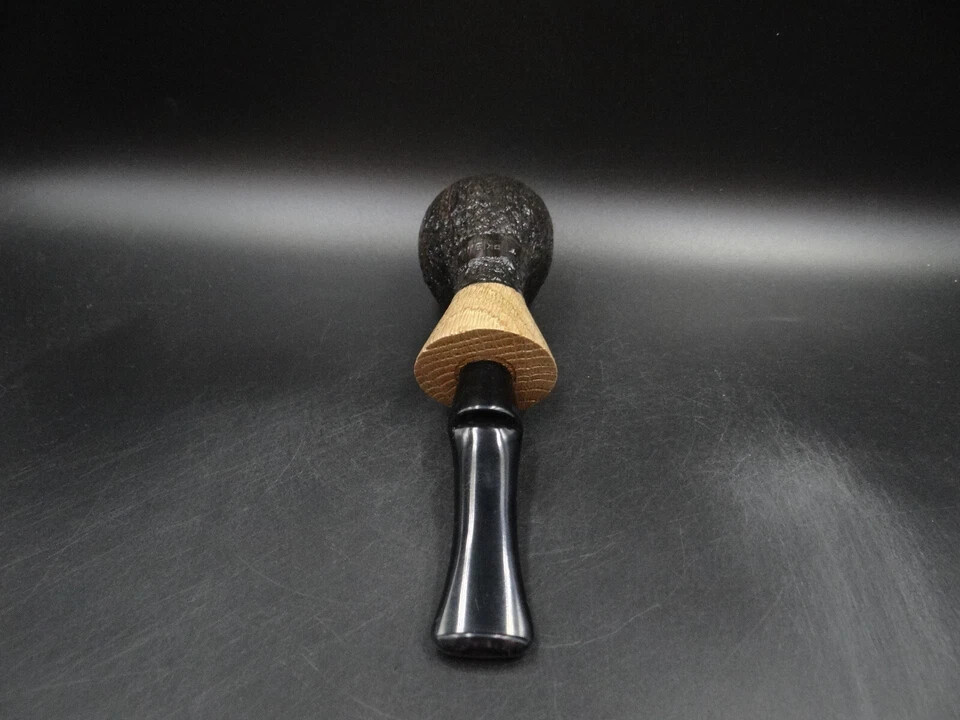 TURKIEWICZ BLACK OAK (MORTA) HAND MADE RHODESIAN PIPE 02