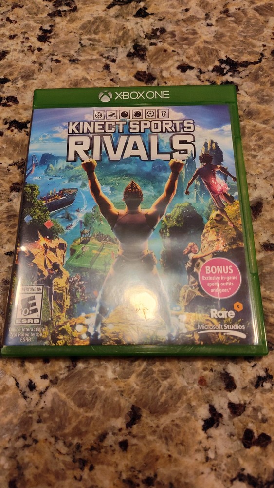 Microsoft Xbox One Kinect motion sensor bar + Kinect sports rival game