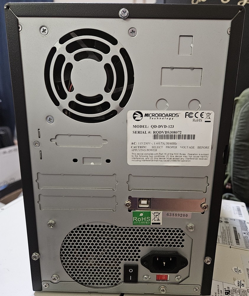 MicroBoards 1-3 DVD / CD Disc Duplicator - QD-DVD-123
