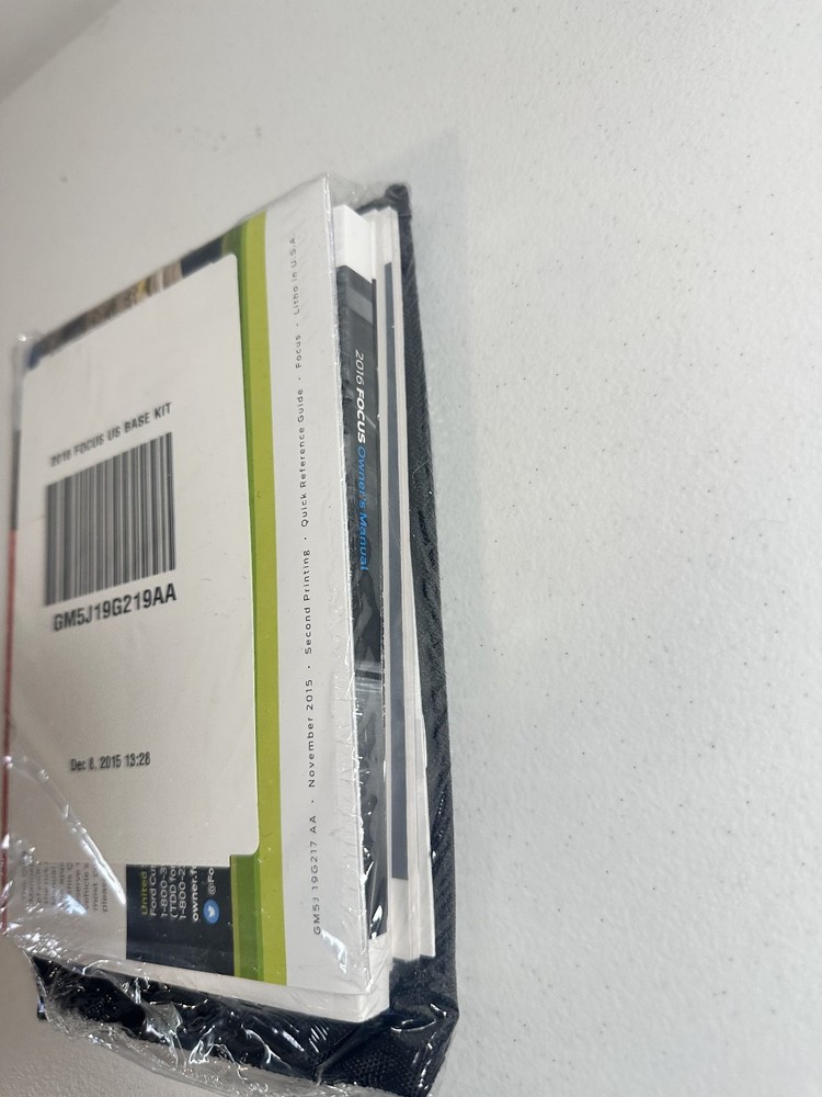 2016 Ford Focus Owner's Manuals Set