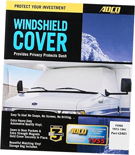 2401 Polar White Windshield Cover