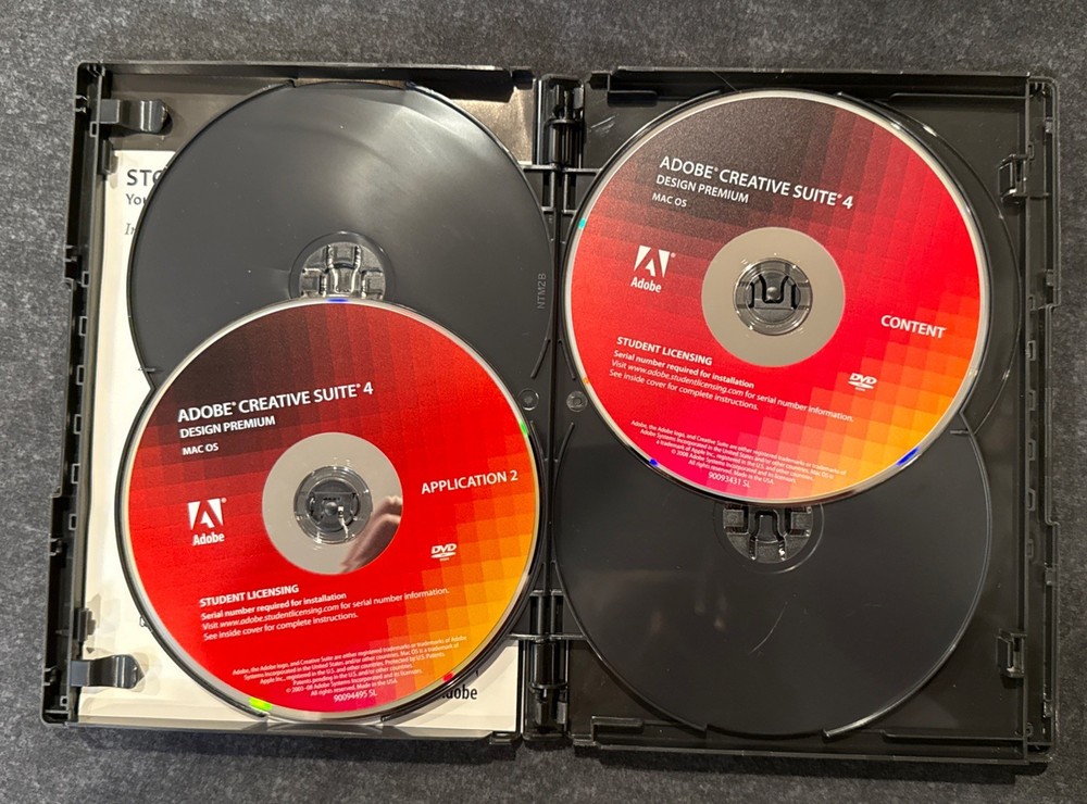 Adobe Creative Suite 4 CS4 Design Premium Windows PC Student Edition DVD Version