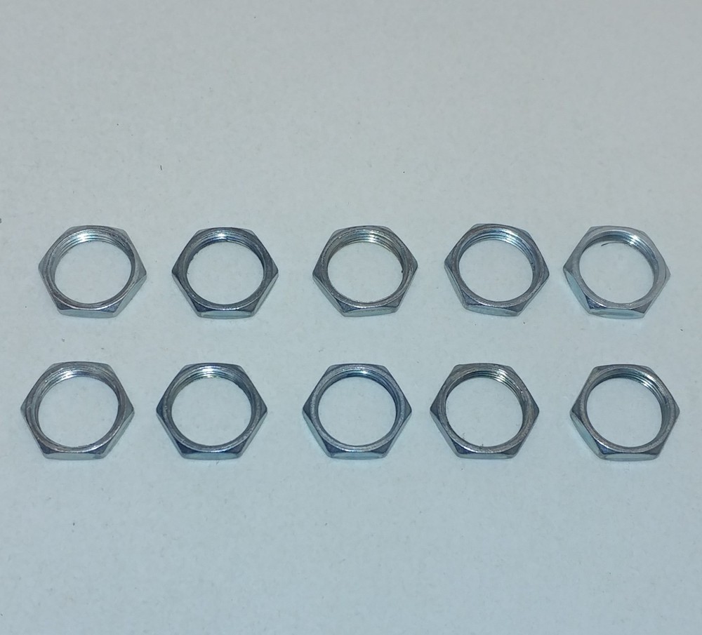 10x Ten 1/2" Toggle Switch Nuts Other Switches Secure Retaining Nut Replacement