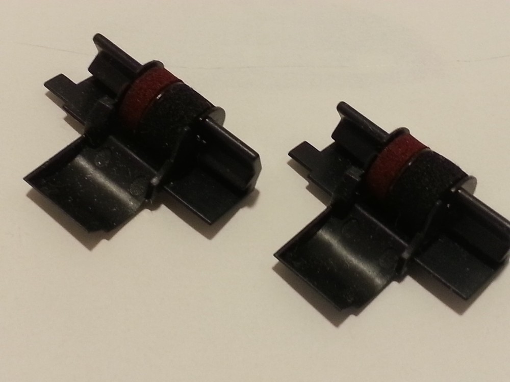 2 Pack! Sharp EL 1750 V Calculator Ink Rollers - TWO PACK! FREE SHIPPING