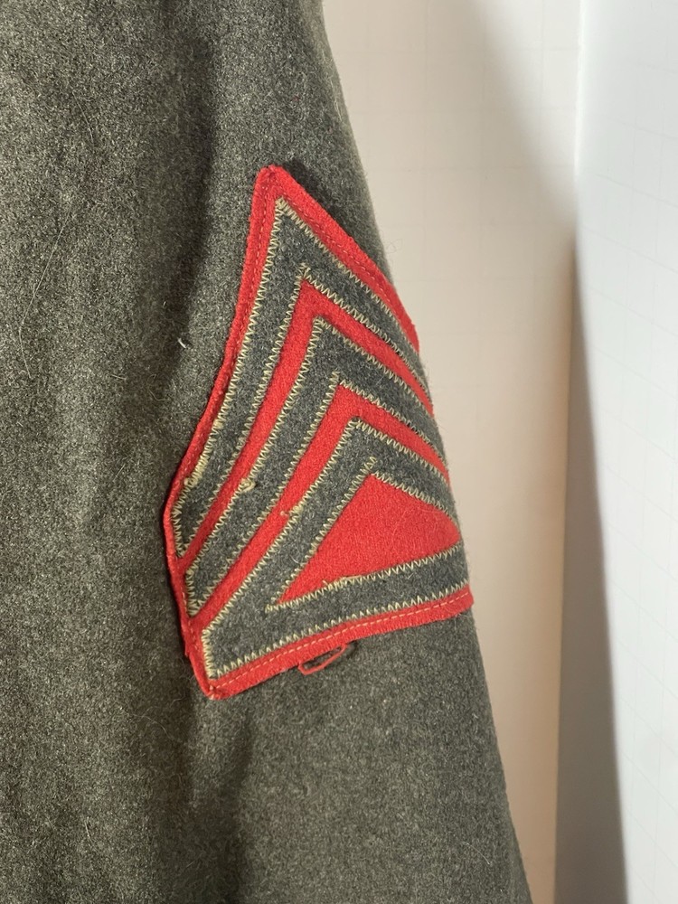 WW2 USMC Four Pocket Jacket SSG Rank Named
