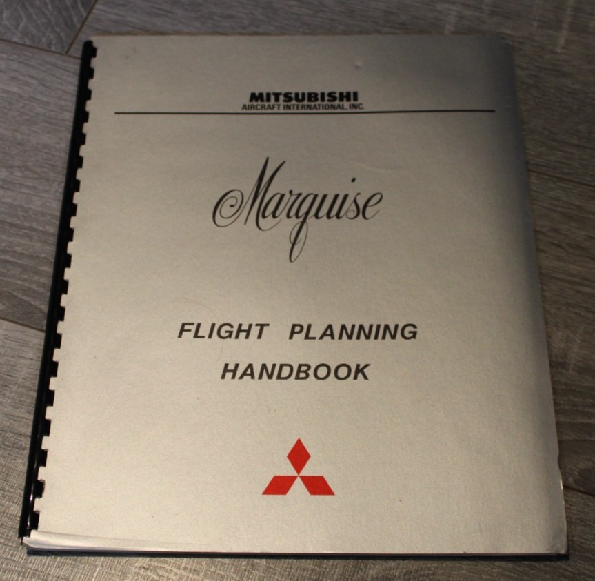 Mitsubishi  Marquise Flight Planning  Handbook