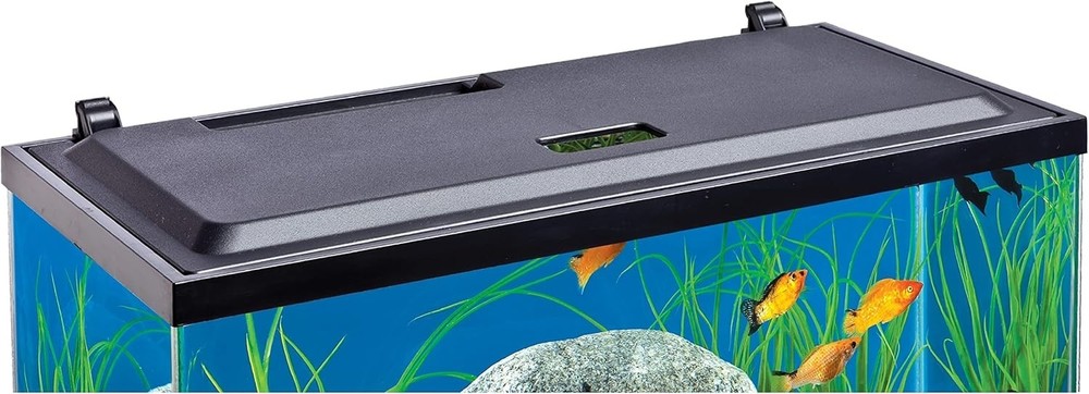Aquarium Light Hood 20 Inch Size Fits Rectangular Tanks with Hinged Opening
