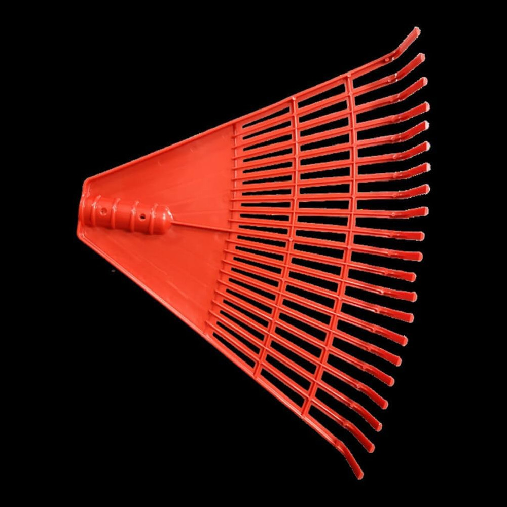 Plastic Rake Head 21 Tines Garden Leaf Rake Spring Shrub Grass Replacement Head