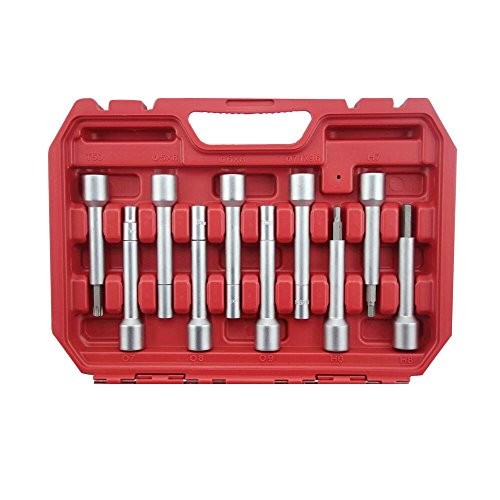18PCS Steering Hub Suspension Shock Absorber Strut Nut Removal Tool Socket Kit