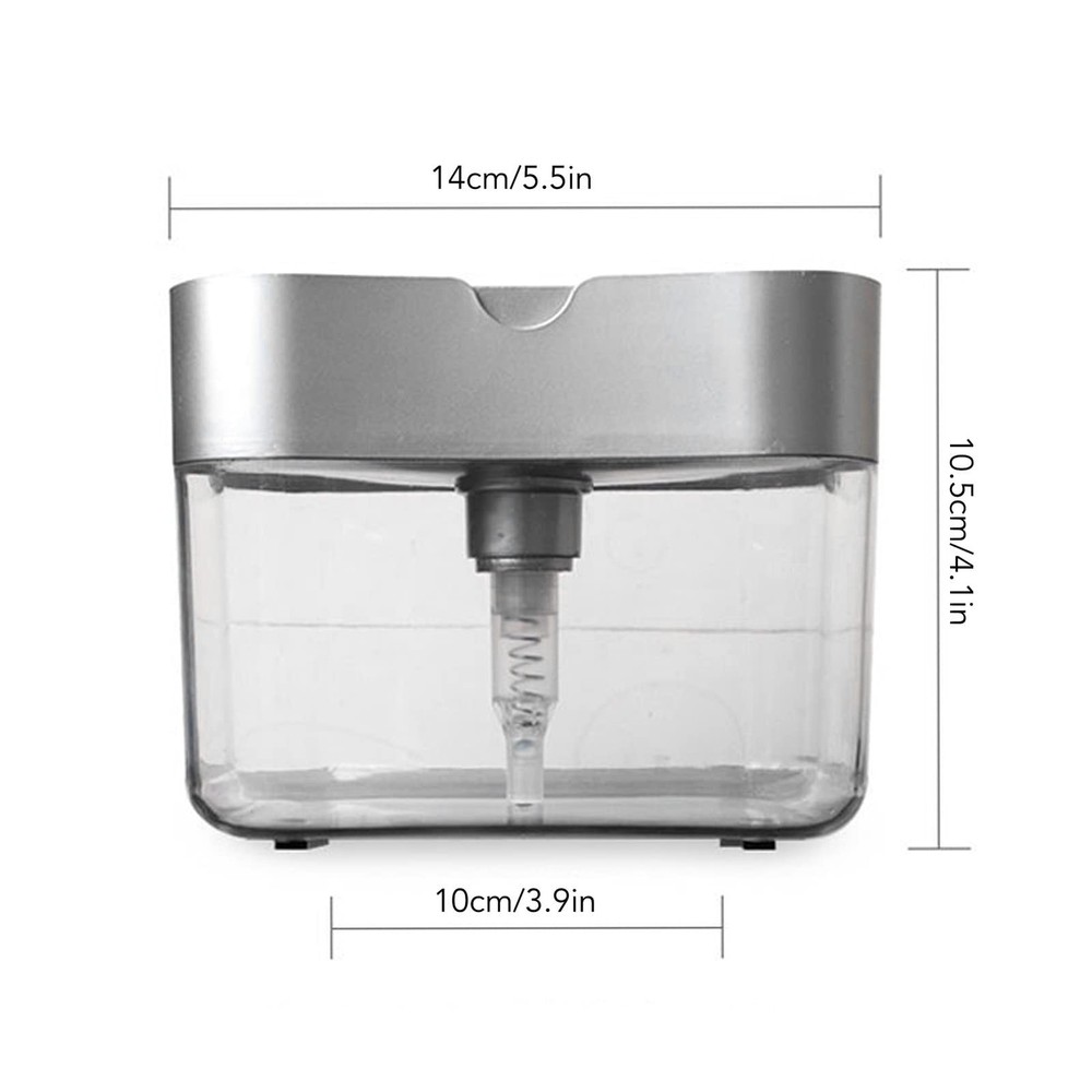 Soap Dispenser, 350ml ABS Plastic Wall Mounted Soap Dispenser, Locking Leakpr...