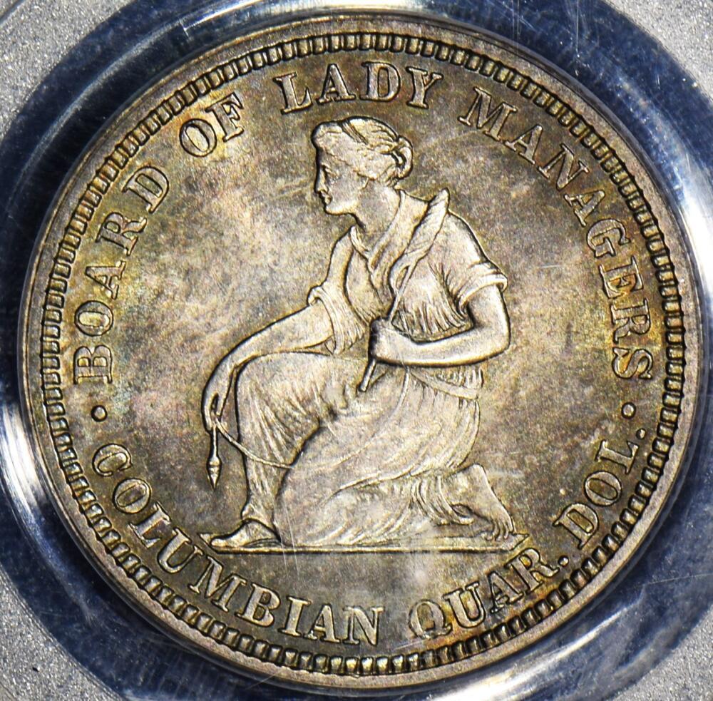 1893 Isabella Quarter PCGS MS-63; Nice Original